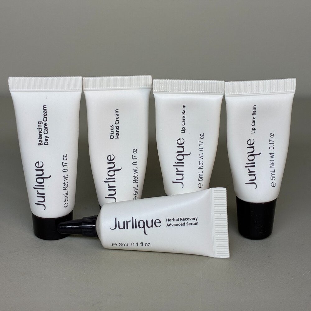 Jurlique Lip Care Balm Herbal Recovery Advanced Serum 0.1 FL Oz Travel Size x5